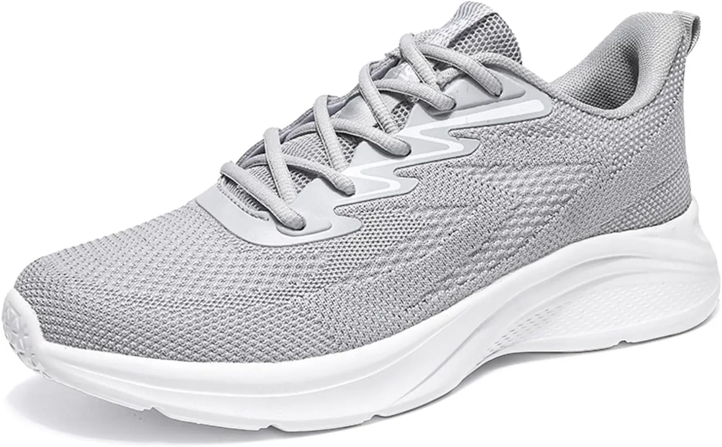 Arch Support Fitness Sneaker for Men Lace Up Comfortable Light-Weight Shoe Memory Foam Versatile Shoes for Men