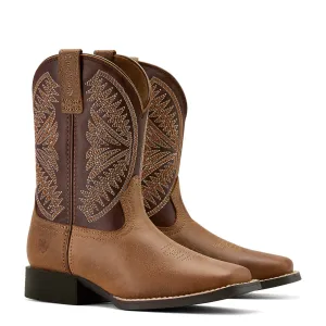 Ariat Youth Ruidoso Pearl Chocolate Brown Boot