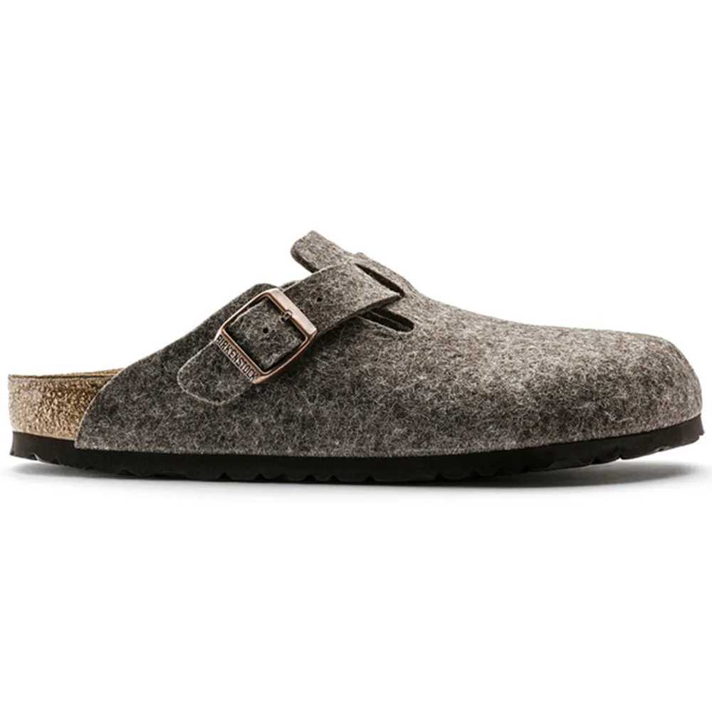 Boston Wool Felt Clog, Cacao