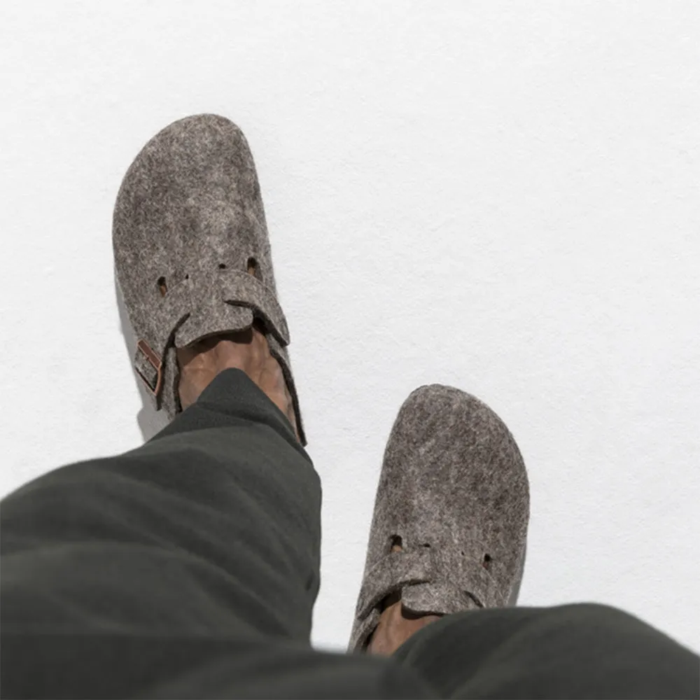 Boston Wool Felt Clog, Cacao