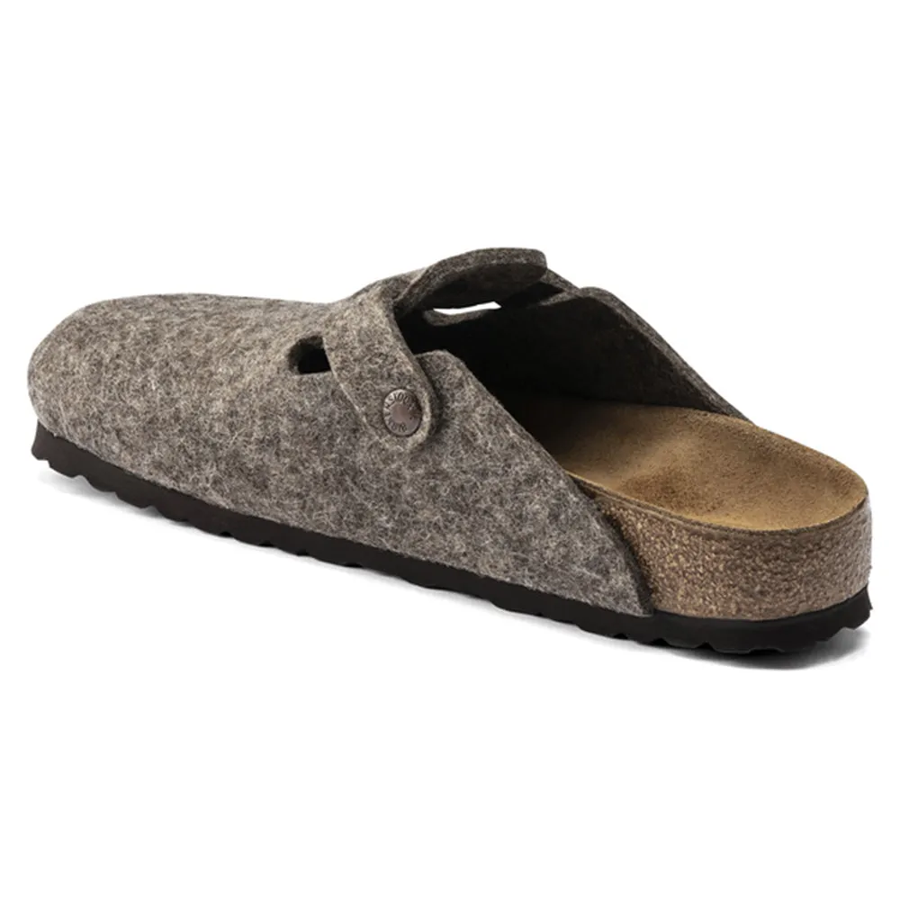 Boston Wool Felt Clog, Cacao