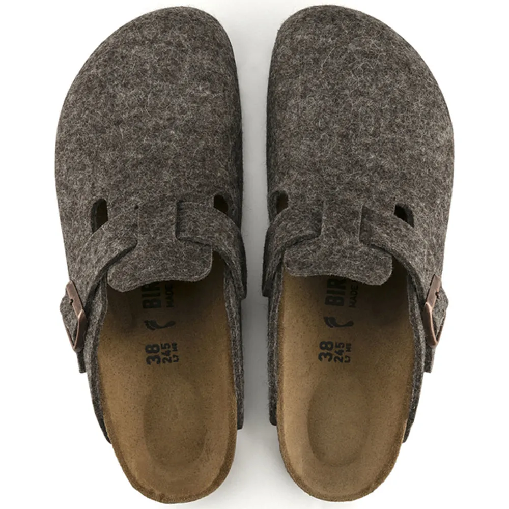 Boston Wool Felt Clog, Cacao
