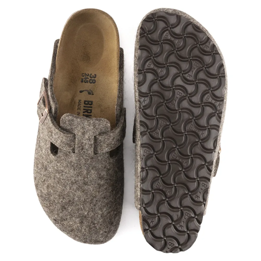 Boston Wool Felt Clog, Cacao