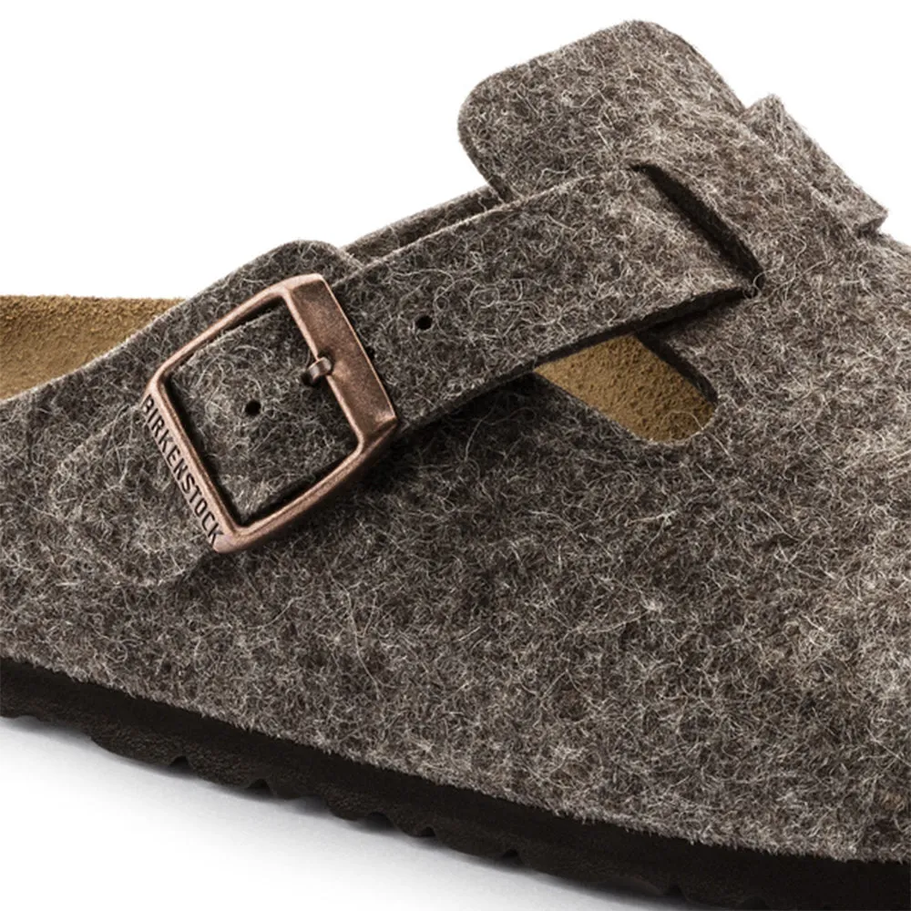 Boston Wool Felt Clog, Cacao