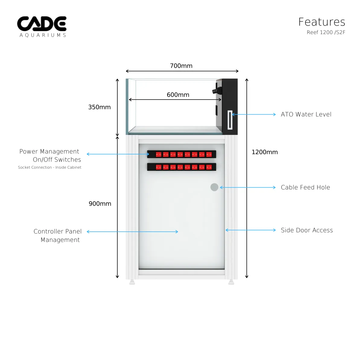 CADE Reef Frag S2/f 1200