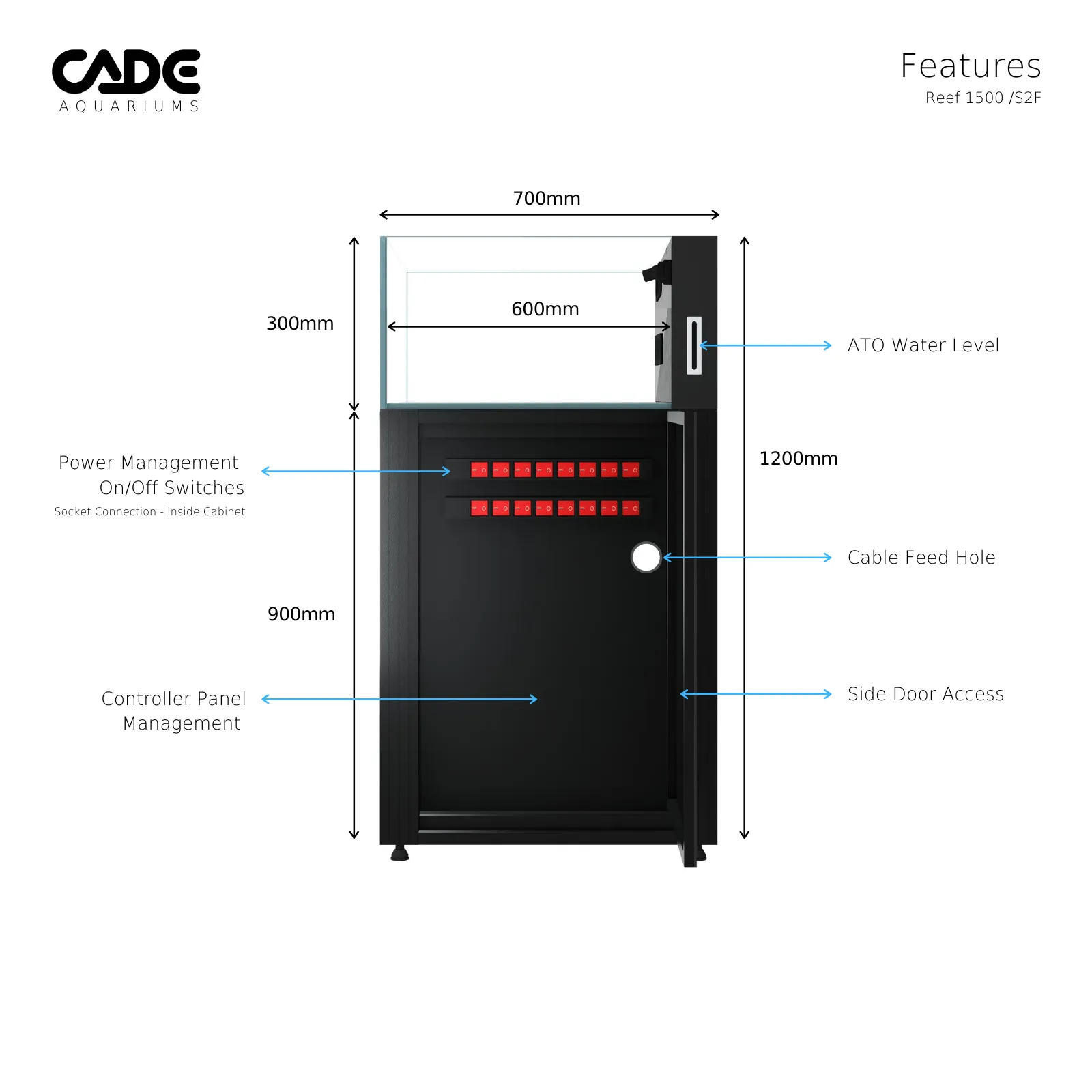 CADE Reef Frag S2/f 1500
