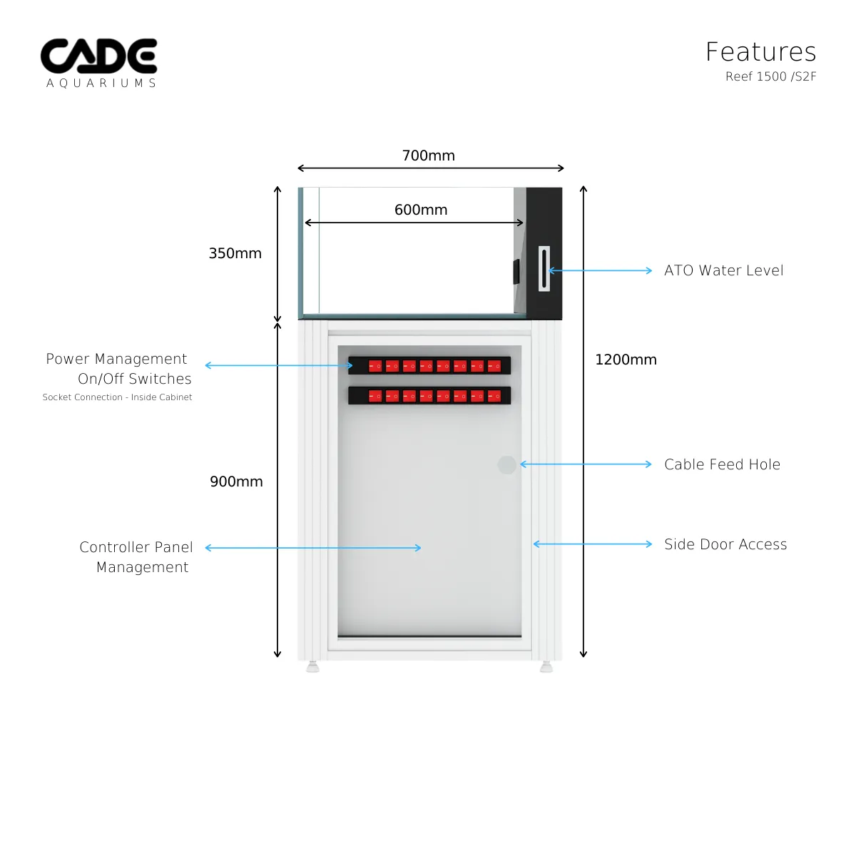 CADE Reef Frag S2/f 1500