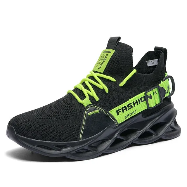 Fashion Women Breathable Couple Shoes Male Vulcanize Mesh Slip- Flat-Soled Walking Sneakers Casual Lace-up Shoes Large Size36-46
