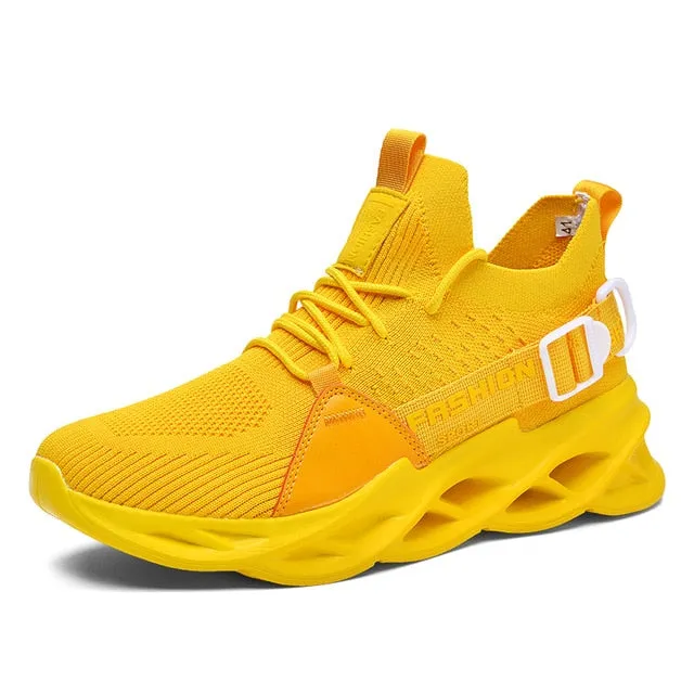 Fashion Women Breathable Couple Shoes Male Vulcanize Mesh Slip- Flat-Soled Walking Sneakers Casual Lace-up Shoes Large Size36-46