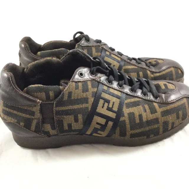 Fendi Zucca Sneakers. Size 39