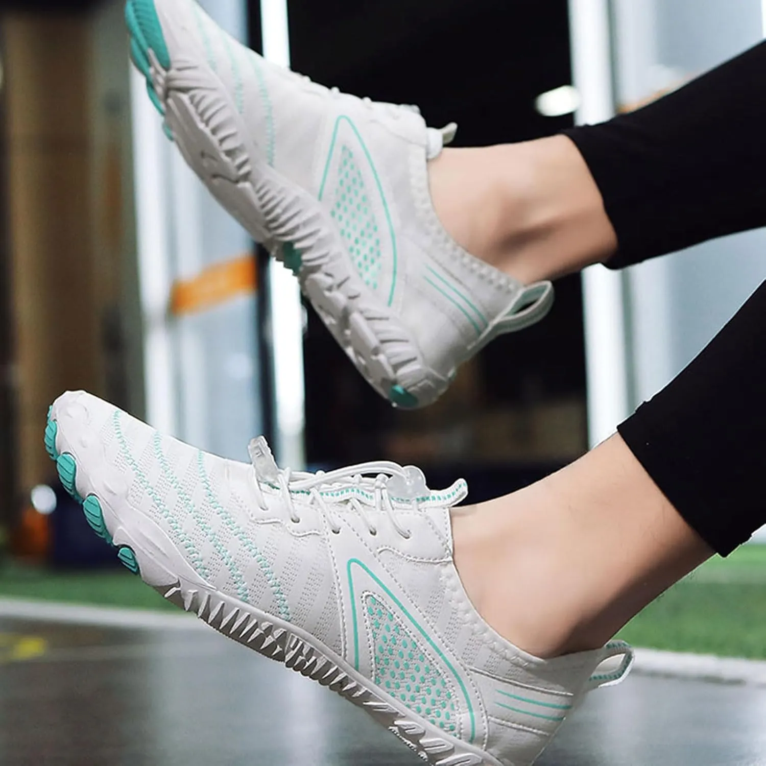 Grounded Footwear for Women Men Wide Toe Box Sneakers Dry Athletic Running Sports Walking Spring Summer Beach Wear Unisex Sneaker Waterproof Hiking Shoe Non Slip Barefoot Shoes Quick Hike
