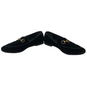GUCCI loafers 431467 velvet black 35 1/2 Horsebit Women 35 1/2 Used