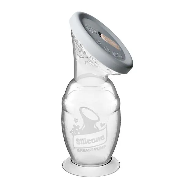 Haakaa English/ French PKG-Combo Tire-Lait et Capuchon 100% silicone 150 ml