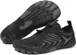 Hike Barefoot Shoes for Women Men, Non Slip Healthy Grounded Footwear, Breathable Trail Running Shoes, Minimalist Wide Toe Box Zero Drop Cross Trainer Sneakers, Unisex Outdoor Footwear