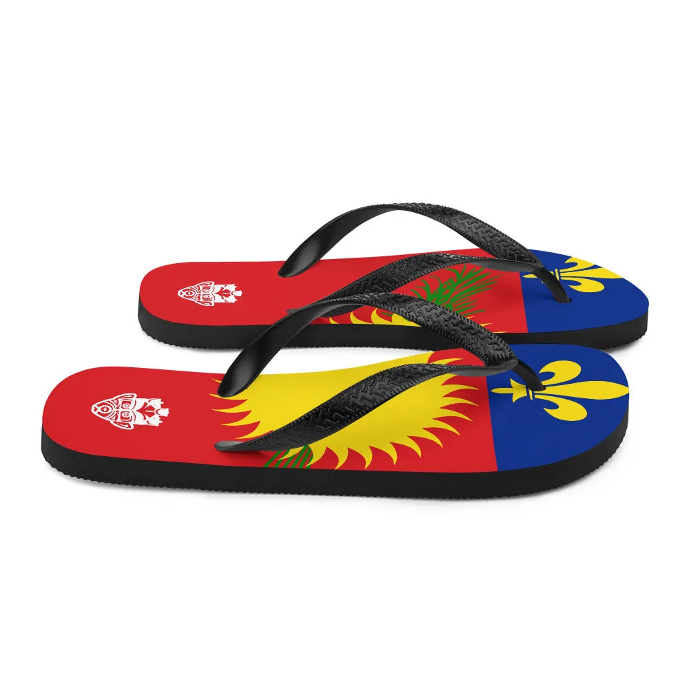 Island Flag - Guadeloupe Flip Flops
