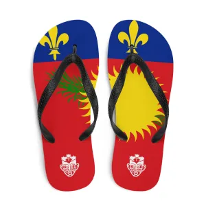 Island Flag - Guadeloupe Flip Flops