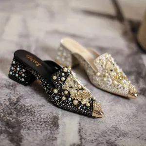 Luxury Fashion Loafers High Heels Sandals