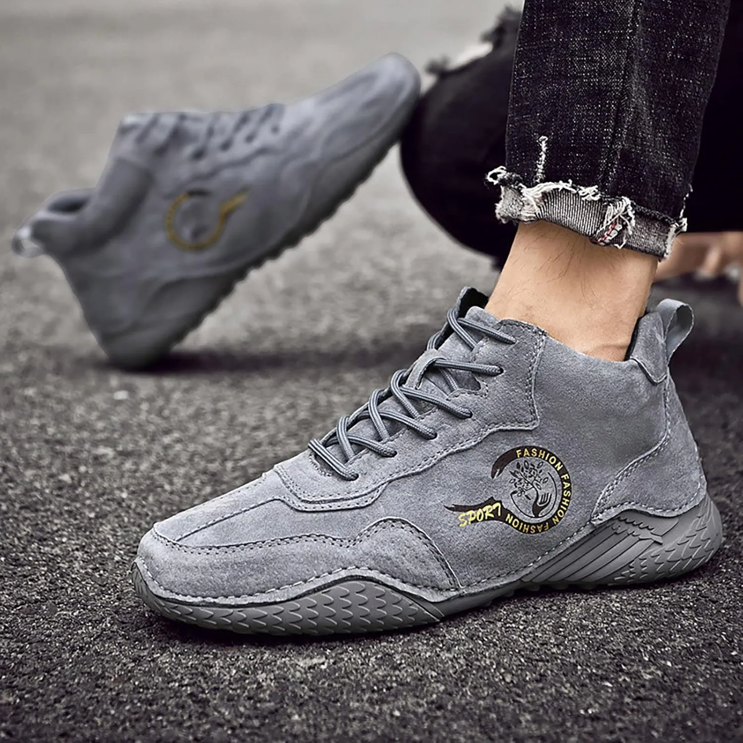 Men's Fashion Sneakers Mens Slip on Shoes Walking Shoe for Men Sneaker for Men Mesh Comfortable Sneaker
