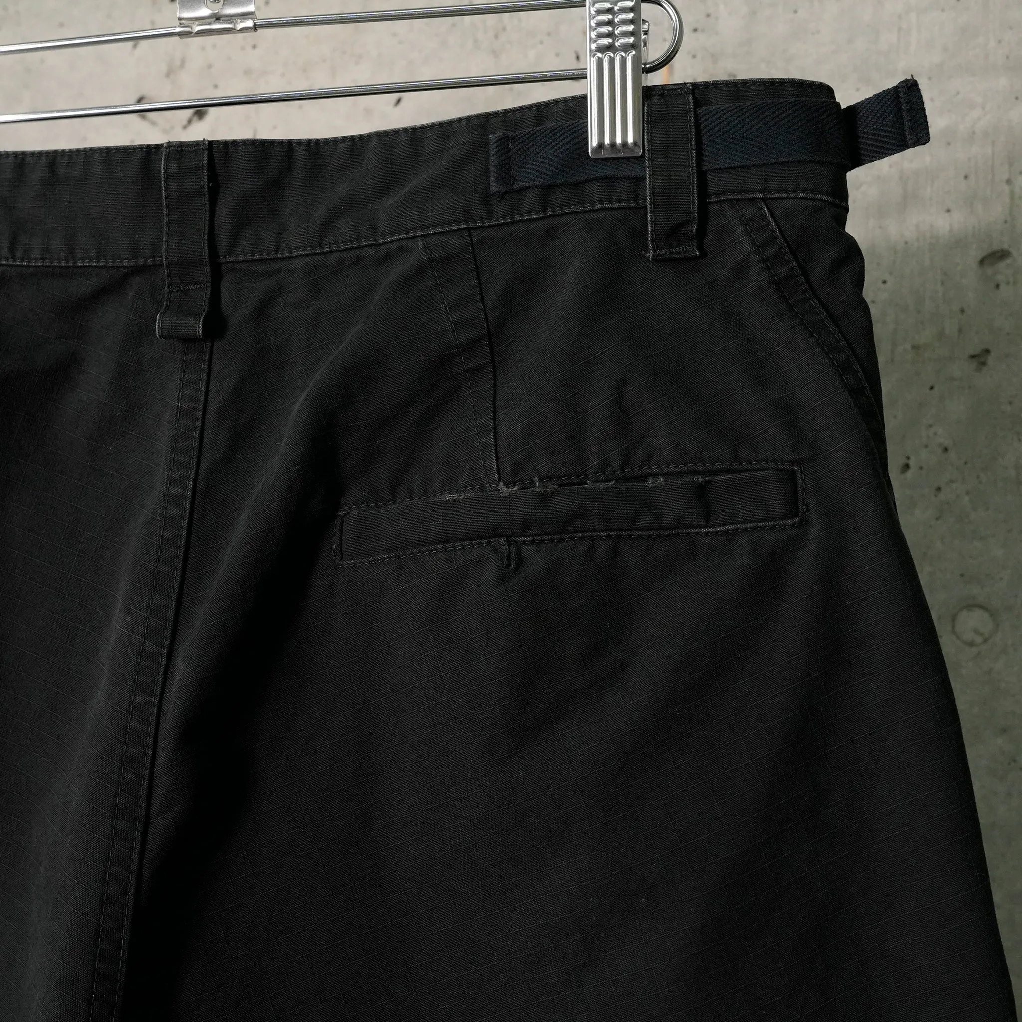 MINIMAL CARGO PANTS / 1000:BLACK