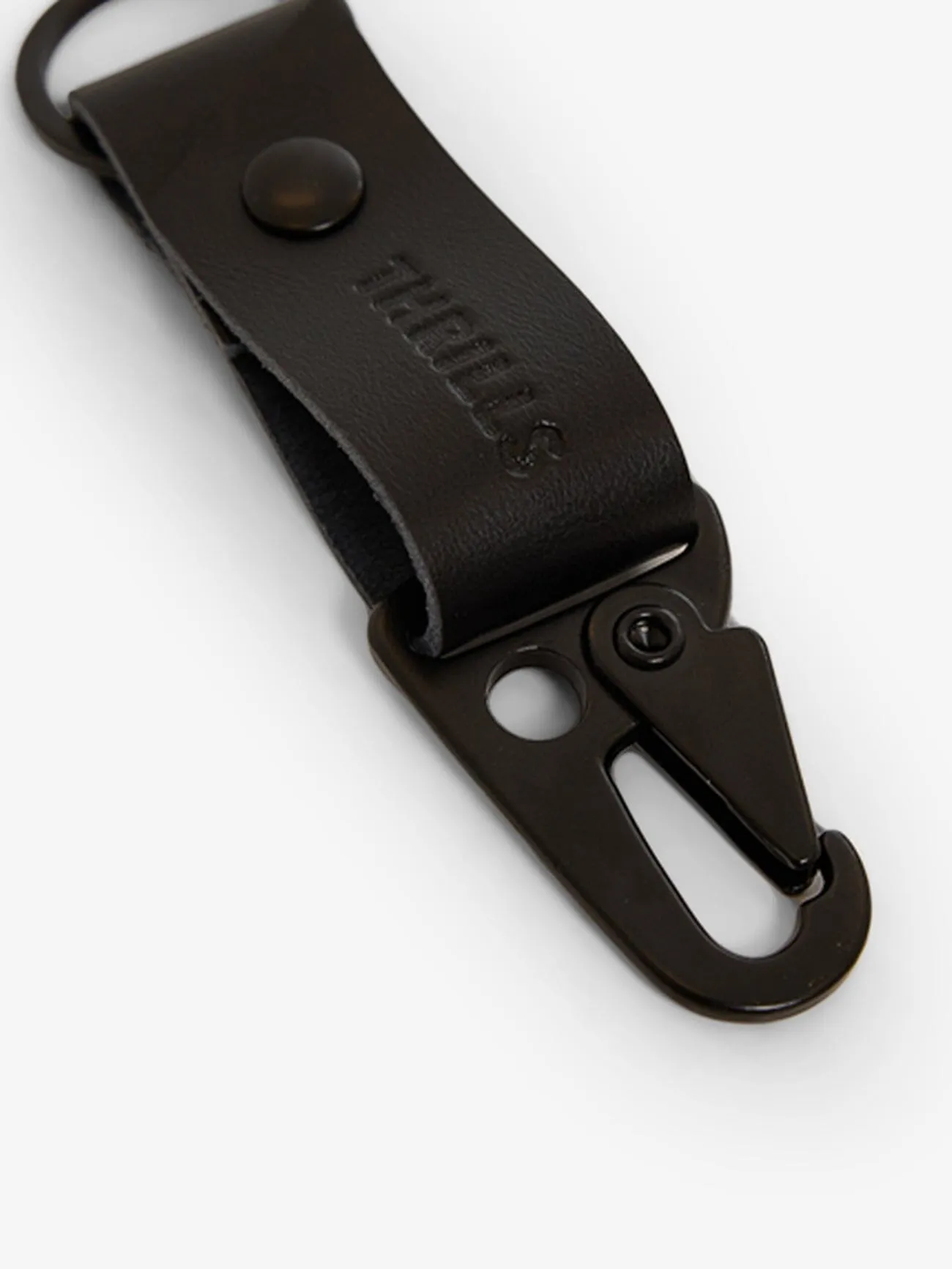 Minimal Thrills Clip Keyring - Black