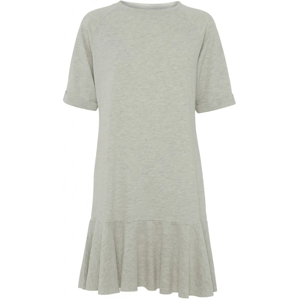 Payton Dress - Light Grey Melange