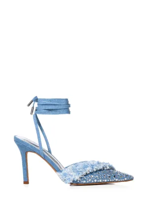 RAINI-DENIM STILETTO PUMP