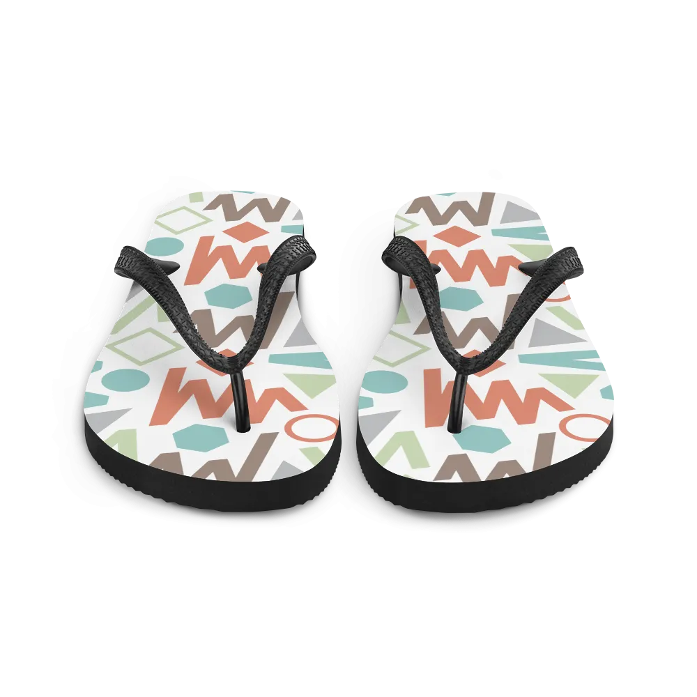 Soft Geometrical Pattern 02 Flip-Flops