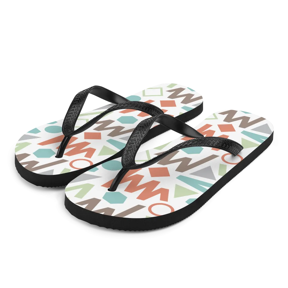 Soft Geometrical Pattern 02 Flip-Flops