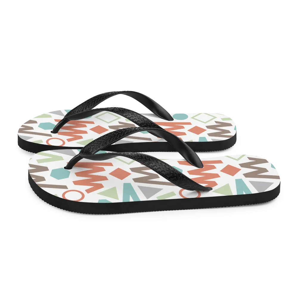 Soft Geometrical Pattern 02 Flip-Flops
