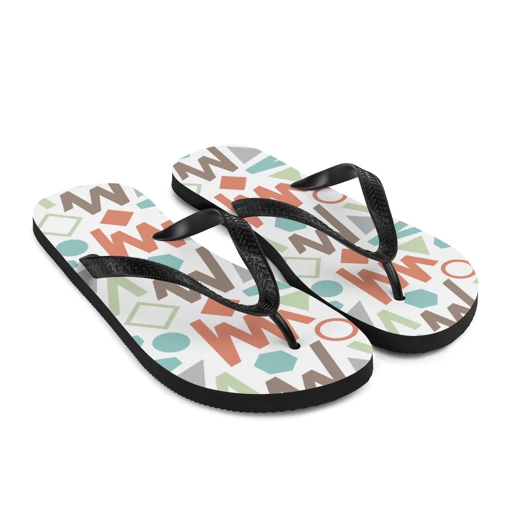 Soft Geometrical Pattern 02 Flip-Flops