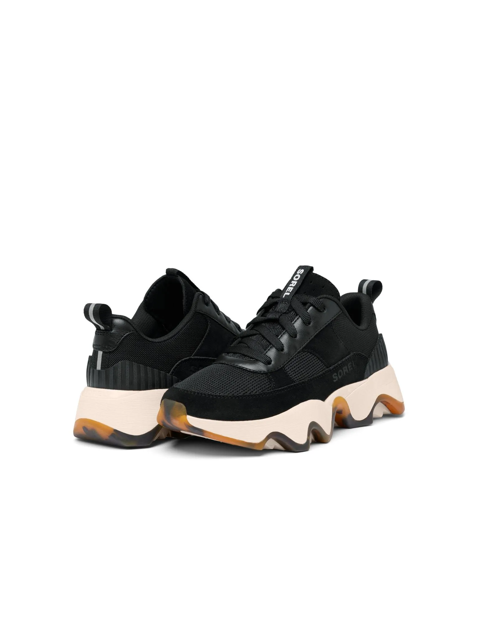 SOREL Kinetic Tort Wonder Lace Sneak - Black/Chalk