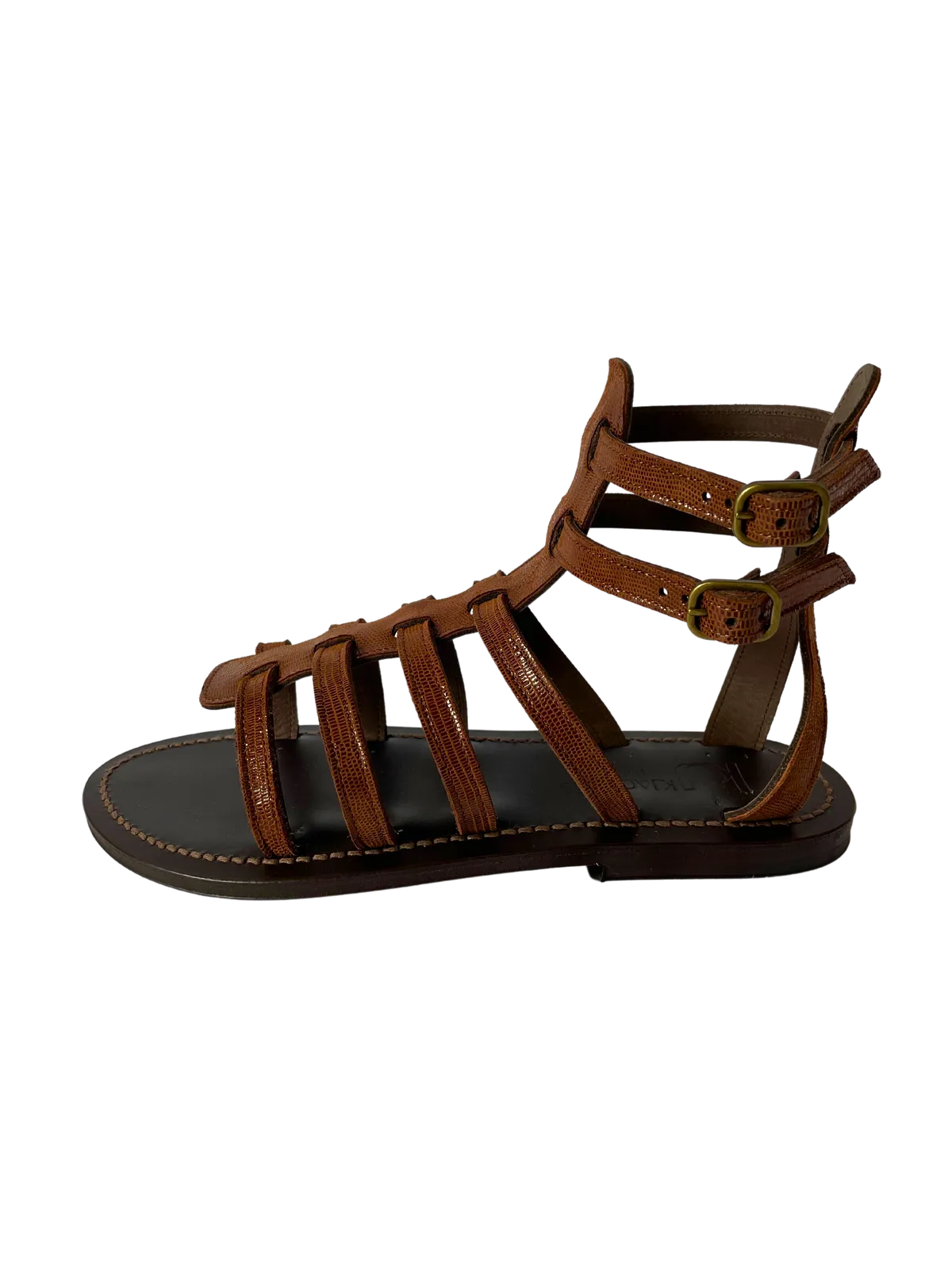 Taline Gladiator Sandal in Brown