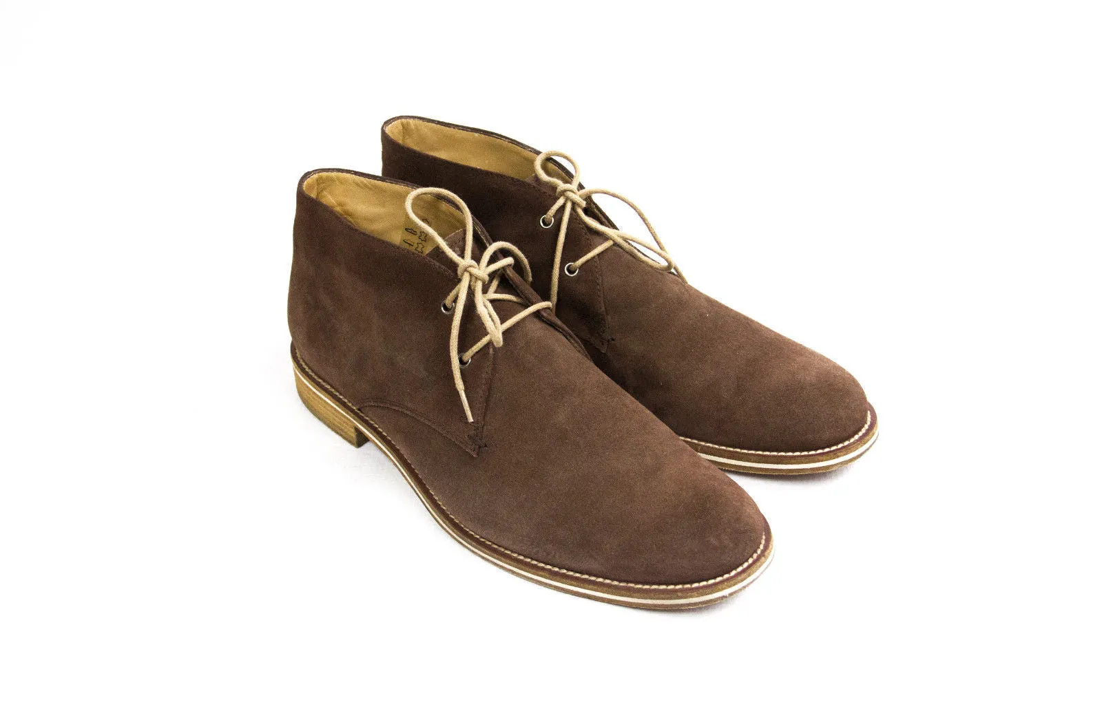 TODS No_Code Brown Suede Leather Desert Boots SIZE UK 7, US 8, EU 41