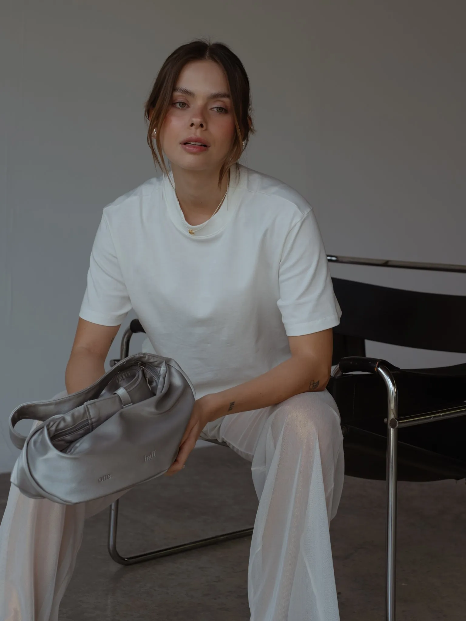 TWIST MINIMAL NECKLACE - GOLD & SILVER