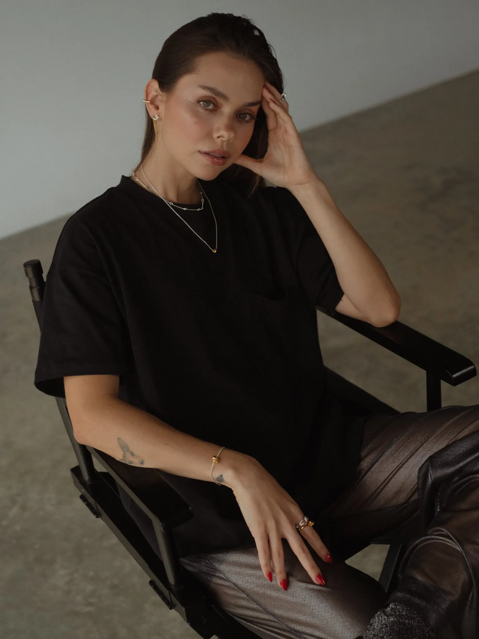 TWIST MINIMAL NECKLACE - GOLD & SILVER