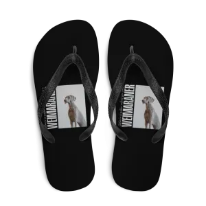 Weimaraner Flip Flops