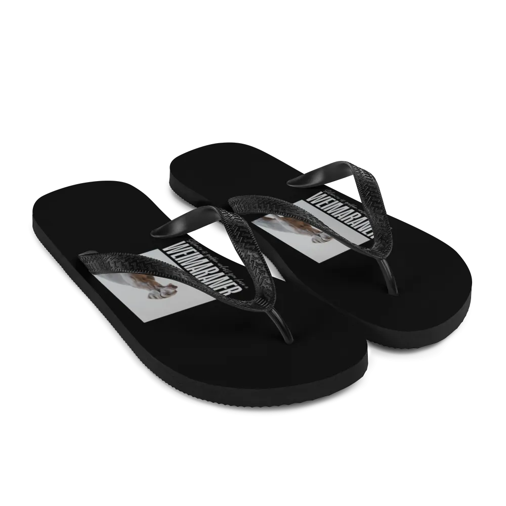 Weimaraner Flip Flops