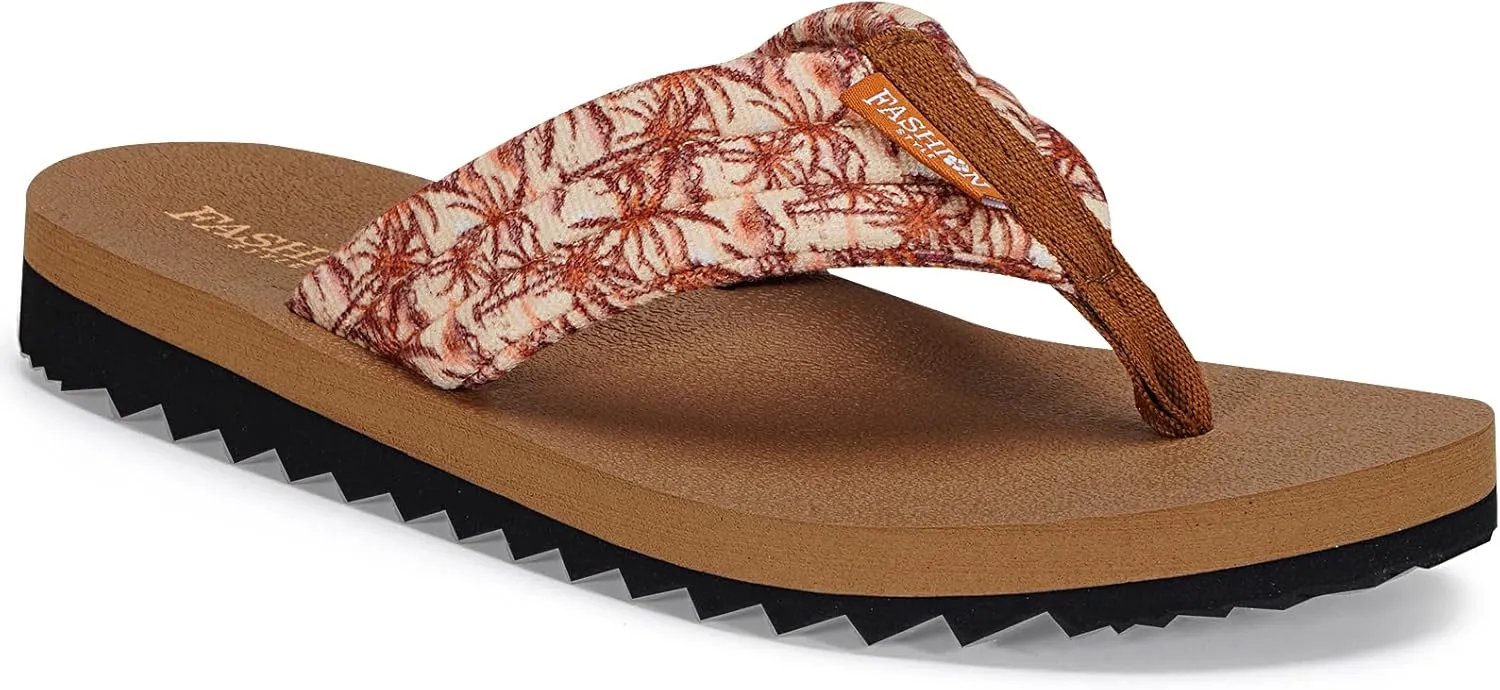 Women's Cushion Flip-Flops Orthotic Comfortable Yoga Mat Thong Sandals With Arch Support